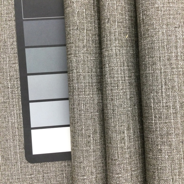 Captive in Coal | Upholstery & Heavy Curtain Fabric | Linen Weave in Grey Tones | 54 wide | By The Yard