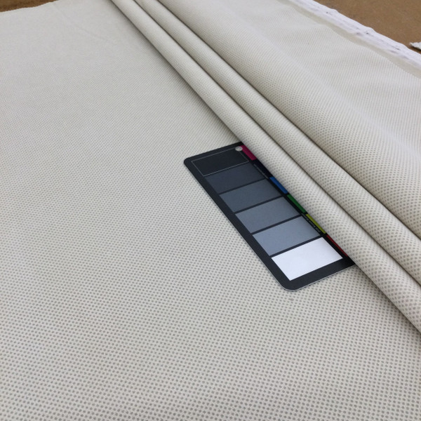 Maxima in Alabaster | Velvet Upholstery Fabric | Dimple Dot in Ivory Off White | Microfiber Velvet | 54 wide | By The Yard