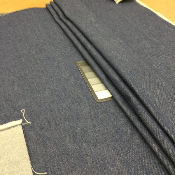 Dark Blue Denim Fabric | 70 wide | By The Yard | Extra Heavy Weight