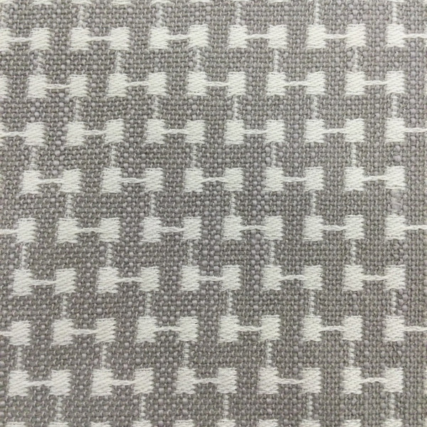 Milan in Pebble | Upholstery & Heavy Curtain Fabric | Grid Design in Grey and Off White | 54 wide | By The Yard