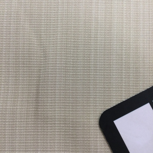 Off White Ribbed Texture | Drapery Fabric | 100% Poly  | 54" Wide | By the Yard