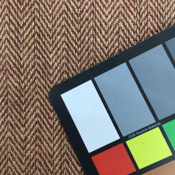 Herringbone Twill Jute Fabric in Burgundy and Natural | 100% Jute  | 48" Wide | By the Yard