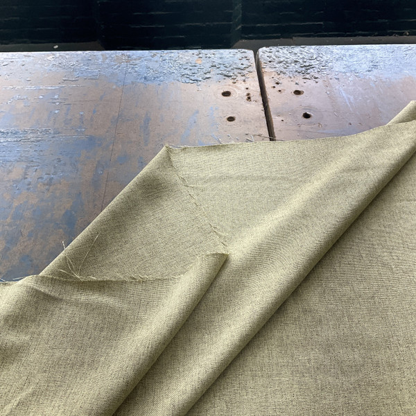 Heathered Chartreuse Gabardine |  Drapery / Lightweight Upholstery | 100% Polyester | 54" Wide | By the Yard