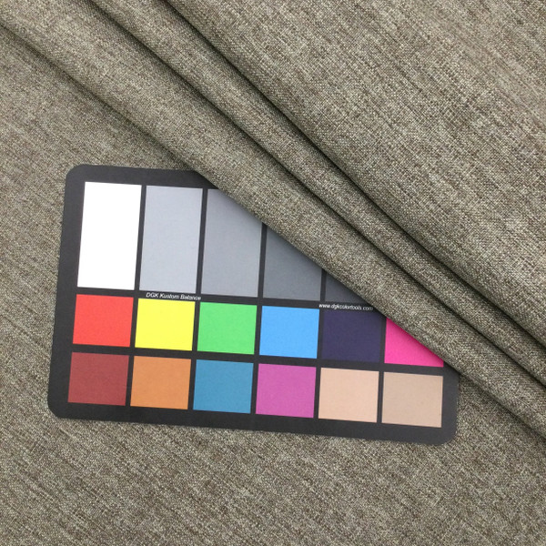 Heathered Taupe Gabardine |  Drapery / Lightweight Upholstery Fabric | 100% Polyester | 54" Wide | By the Yard