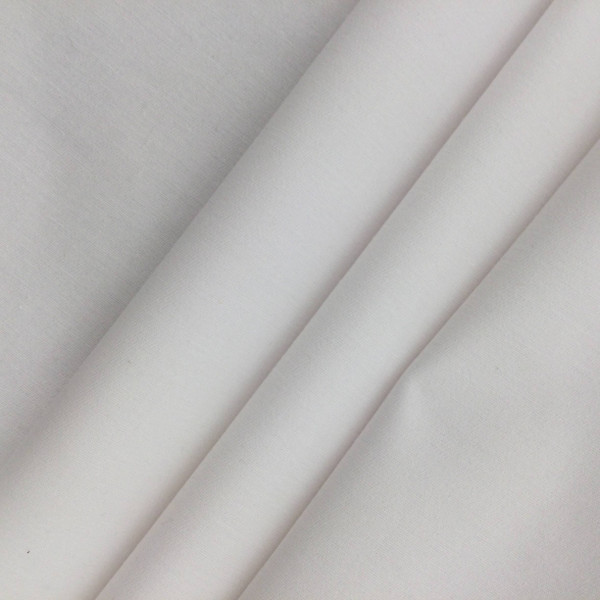 Solid Bright White | Cotton Twill Fabric | 8oz. | 100% Cotton | 68" Wide | By the Yard