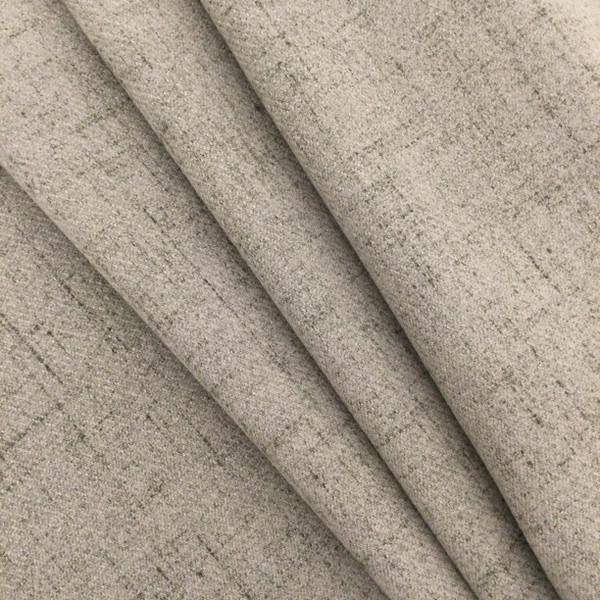 Two Toned Grey Brushed Polyester Fabric | Upholstery / Slipcovers | Medium Weight | 54" Wide | By the Yard | "Caswell" Heather