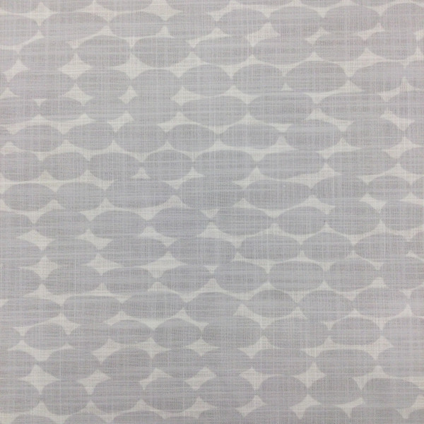 Watercolor Blot Home Decor Fabric |  Grey / White | Upholstery / Drapery | 54" Wide | By the Yard | Pre D Beryl "Frost"