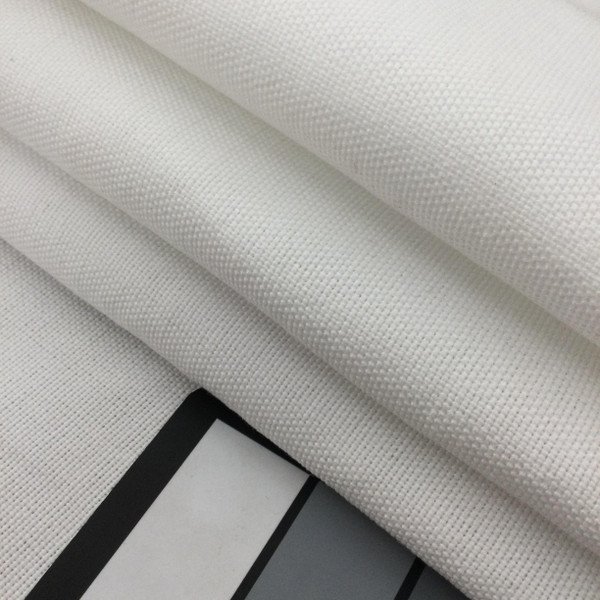 Solid White Acrylic Canvas Fabric | Slipcovers / Upholstery / Curtains | 100% Acrylic | UV Fade Resistant | 54" Wide | By the Yard