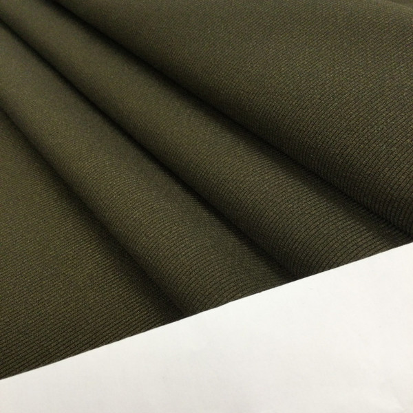 Dark Brown Ribbed Polyester Fabric | Upholstery | Heavy Weight | 54" Wide | By the Yard | Ultra Durable