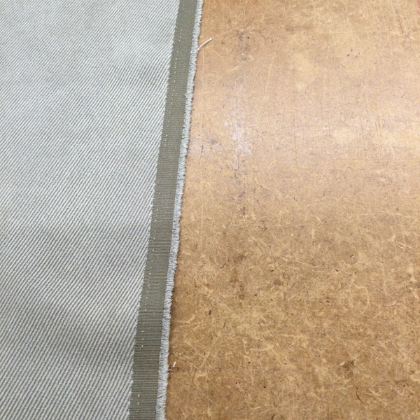 Twill Microsude Fabric in Olive Green | Drapery / Upholstery | 54" Wide | By the Yard