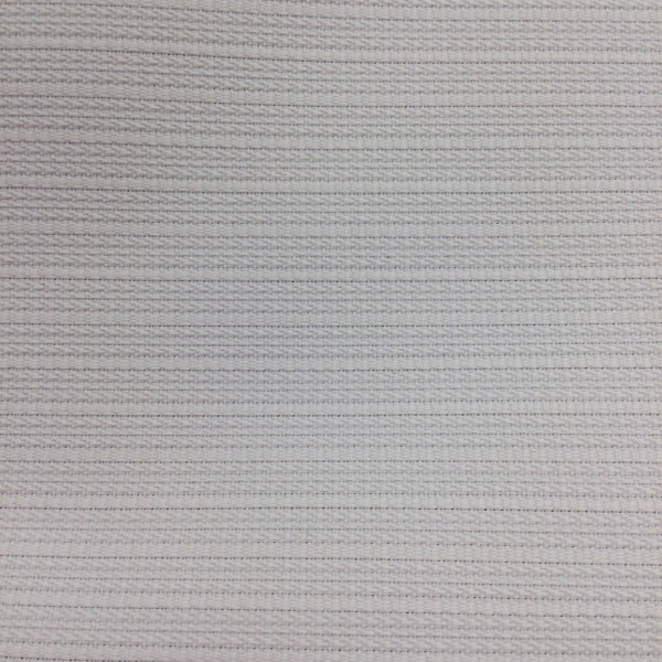 Solid White Striated Fabric | Upholstery / Drapery | 54" Wide | By the Yard