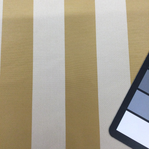 7.5 Yard Piece of Elegant Stripes in Bronze and Taupe | Upholstery / Drapery / Slipcovers | 54" Wide | By the Yard