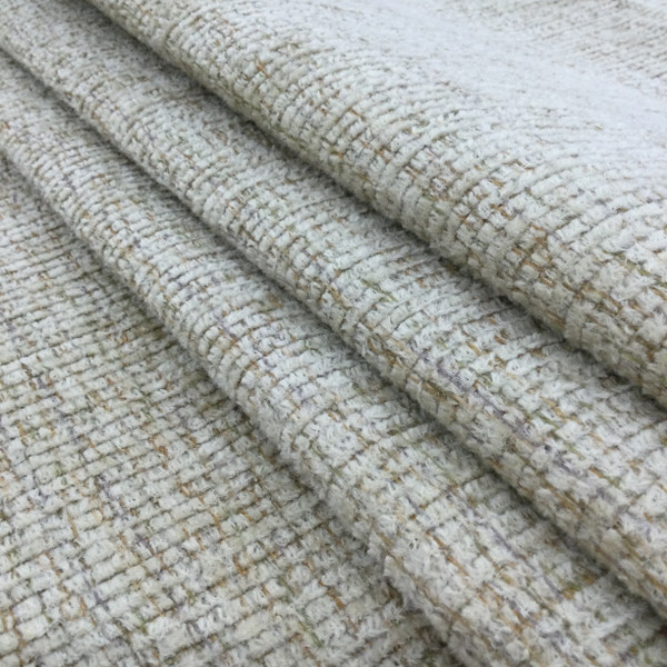 Beige Chenille Fabric with Bit of Tan | Heavyweight | Upholstery | 54" Wide | By the Yard