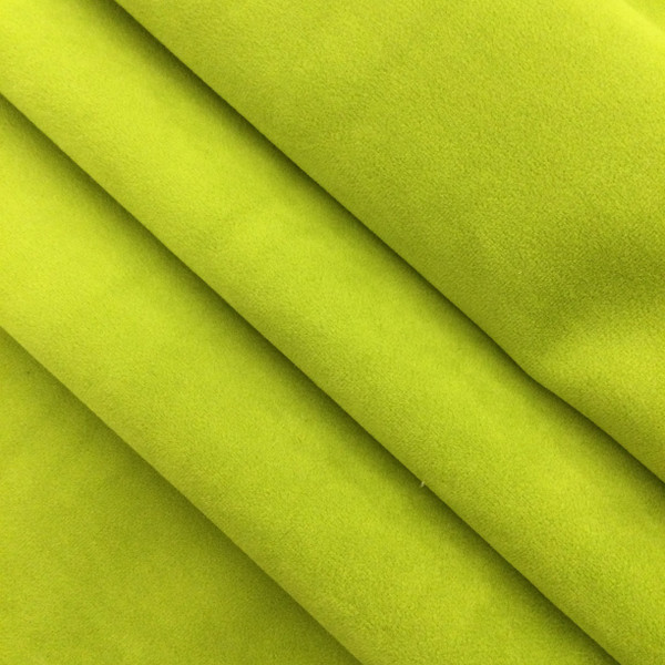 Citron Green Velvet Fabric | Soid | Heavyweight | Upholstery | 54" Wide | By the Yard