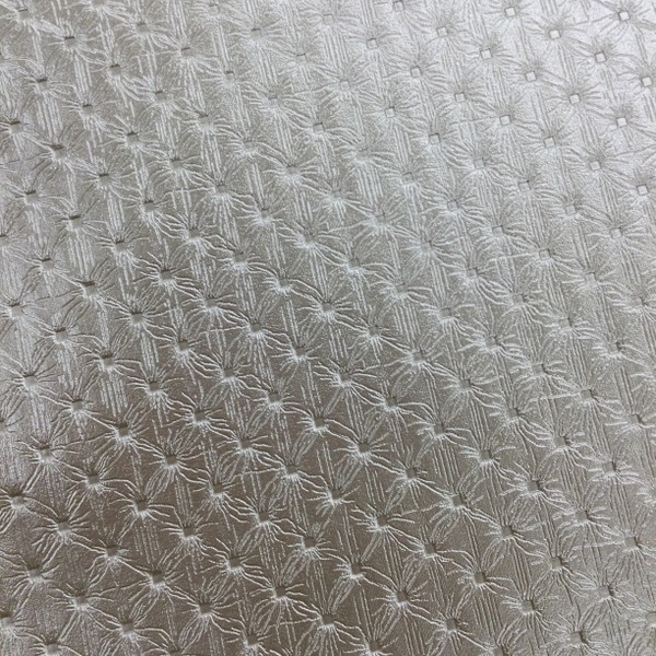 Champagne Pearl Tufted Texture Vinyl Fabric | Marine, Boat, & Auto | UV + Salt Water Proof | 54" Wide | By the Yard