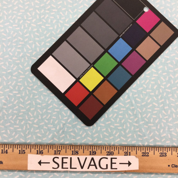 Confetti Blender in Blue and White | Quilting Fabric | 44" Wide | 100% Cotton | By The Yard