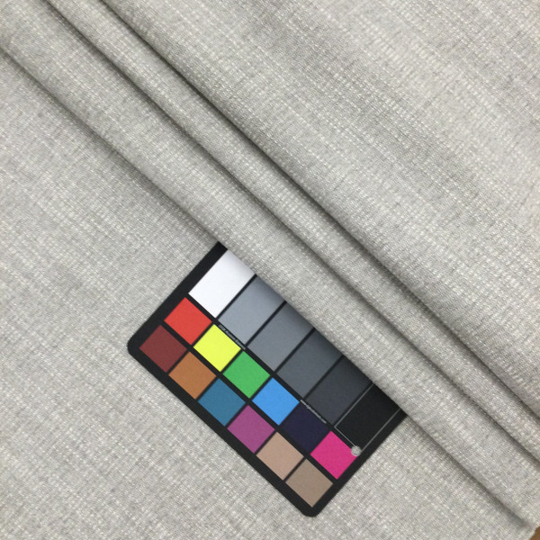 Slub Weave Fabric in Light Grey and White | Home Decor / Upholstery | 100% Polyester | 54" W | By the Yard | Regal Fabrics "Prize in Fog"