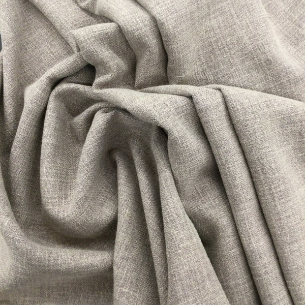 Linen Fabric Slub Weave in Taupe Brown | Upholstery / Slipcovers / Curtains | Poly / Cotton / Linen Blend | 55" Wide | By the Yard | Leslie Jee Textiles "Affection" in Allspice