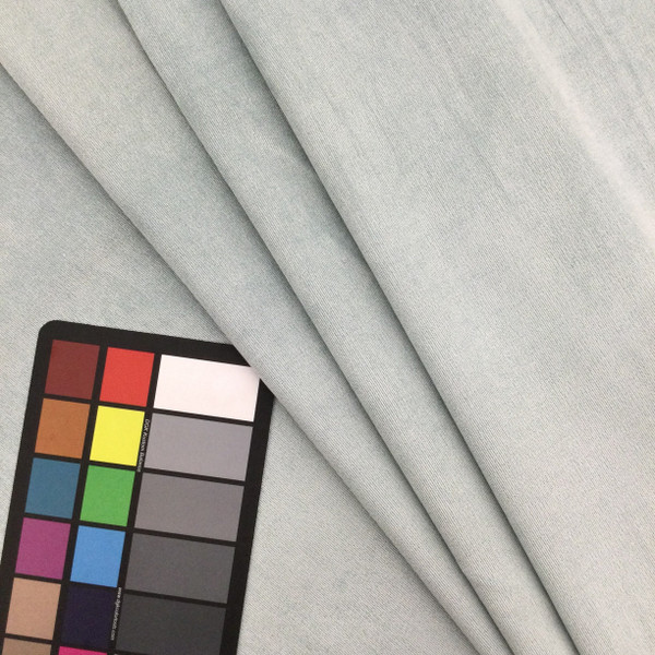 Spa Blue Microfiber Fabric | Micro Corduroy | Upholstery | 54" Wide | By the Yard | Polishka in Spa