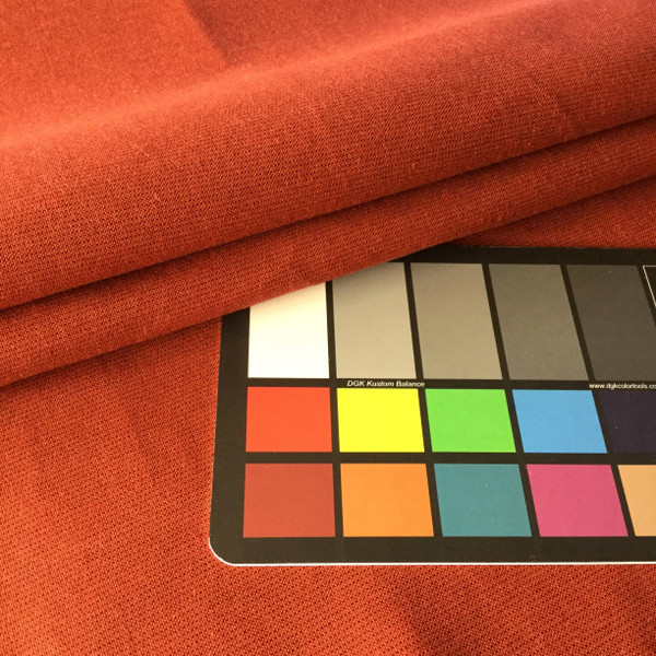 2.75 Yard Piece of Tresco Brick Red | Indoor / Outdoor Fabric | Upholstery / Drapery | 54 Wide | By the Yard