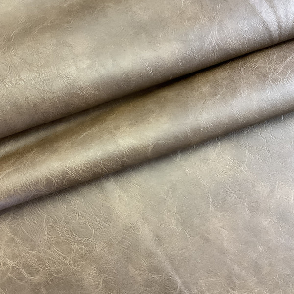 Richloom Faux Leather Distressed Schwimmer Bark | Very Heavyweight Faux Leather Fabric | Home Decor Fabric | 54" Wide