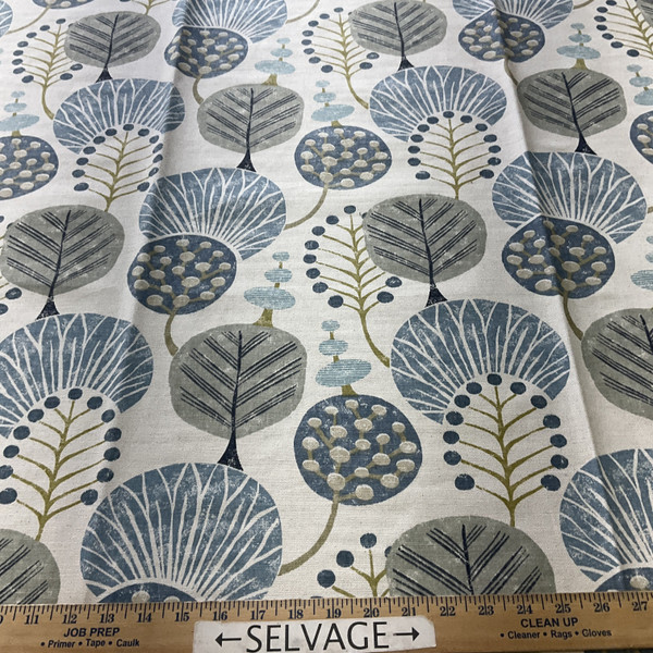 Richloom Pyper Basketweave Slate | Medium/Heavyweight Basketweave Fabric | Home Decor Fabric | 54" Wide