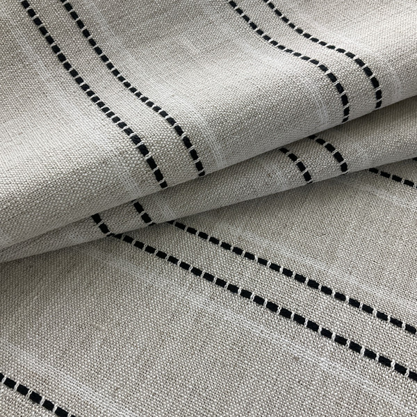 Richloom Fowler Canvas Onyx | Heavyweight Canvas Fabric | Home Decor Fabric | 55" Wide