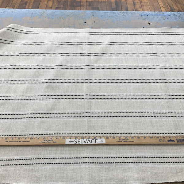 Richloom Fowler Canvas Onyx | Heavyweight Canvas Fabric | Home Decor Fabric | 55" Wide