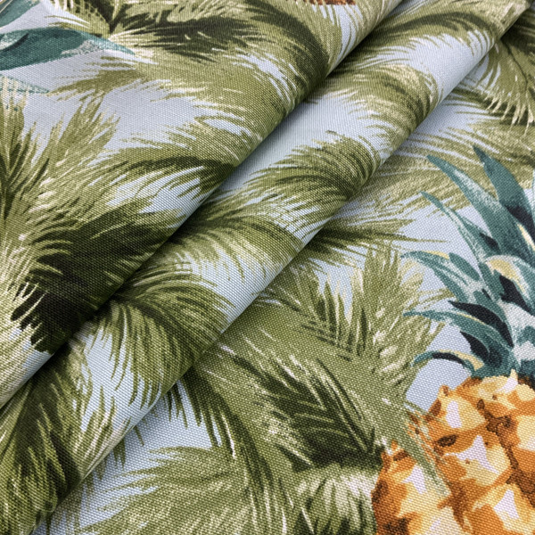 Richloom Solarium Outdoor Luau Palmetto | Medium Weight Outdoor Fabric | Home Decor Fabric | 54" Wide