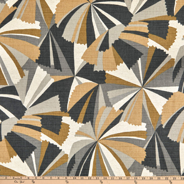 Richloom Tina Linen Onyx | Heavyweight Linen Fabric | Home Decor Fabric | 54" Wide