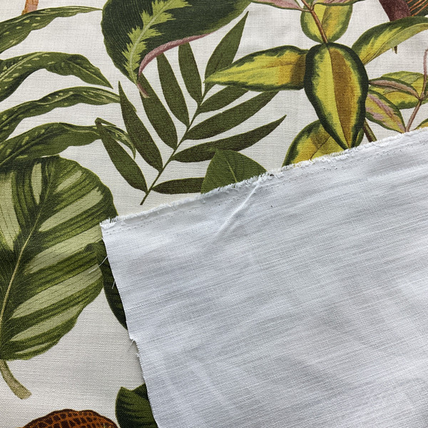 Richloom Drake Slub Duck Jungle | Medium Weight Duck Fabric | Home Decor Fabric | 55" Wide