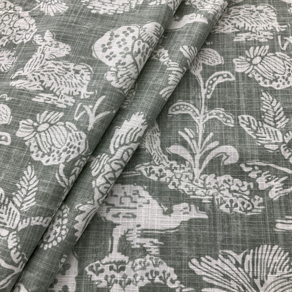 Richloom Platinum Howland Slub Duck Lichen | Medium/Heavyweight Duck, Woven Fabric | Home Decor Fabric | 54" Wide