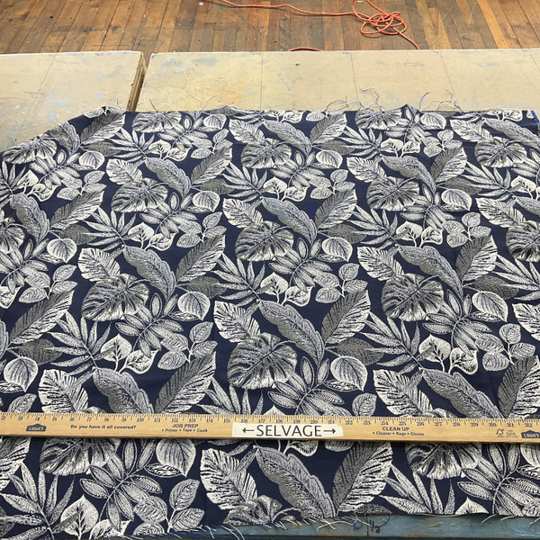 Richloom Solarium Outdoor Jacquard Casco Lapis | Medium/Heavyweight Jacquard, Outdoor Fabric | Home Decor Fabric | 54" Wide