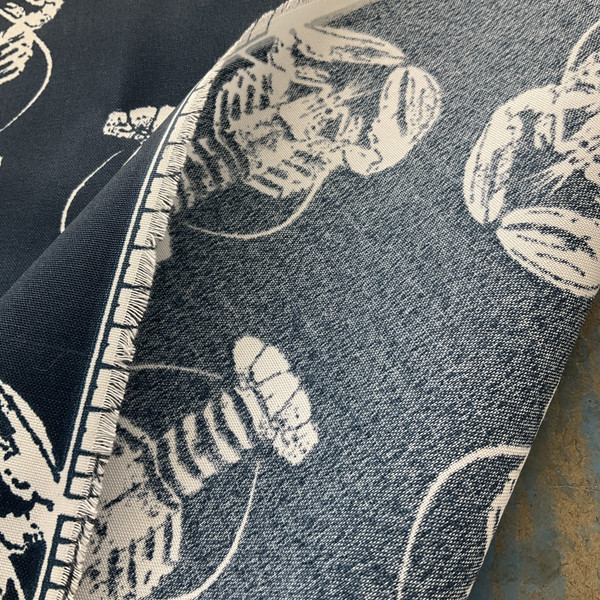 Premier Prints Indoor/Outdoor Lobster Oxford | Medium Weight Outdoor Fabric | Home Decor Fabric | 54" Wide