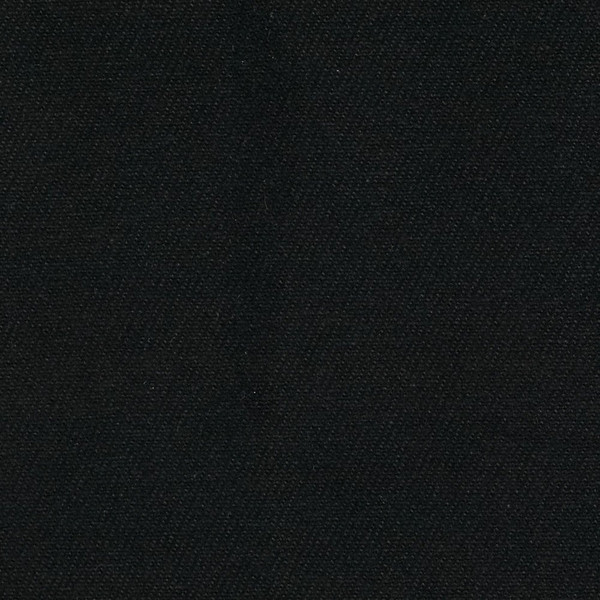 12 oz Brushed Bull Denim Black | Heavyweight Denim Fabric | Home Decor Fabric | 59" Wide