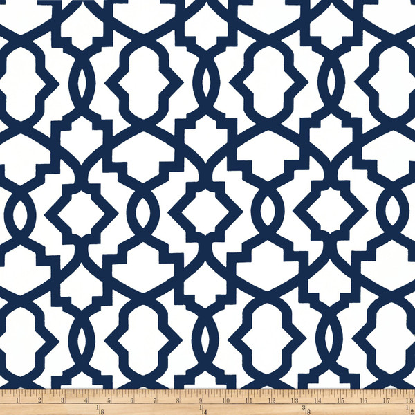 Premier Prints Sheffield Premier Navy | Medium Weight Duck Fabric | Home Decor Fabric | 54" Wide