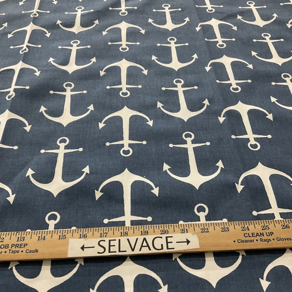 Premier Prints Sailor Twill Premier Navy | Lightweight Twill Fabric | Home Decor Fabric | 54" Wide