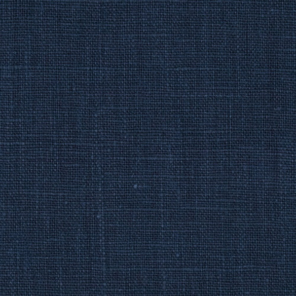 European 100% Washed Linen Navy | Home Decor Fabric | 56" Wide