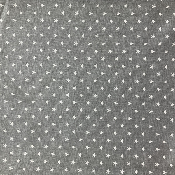 Premier Prints Mini Stars Storm/White | Medium Weight Duck Fabric | Home Decor Fabric | 54" Wide