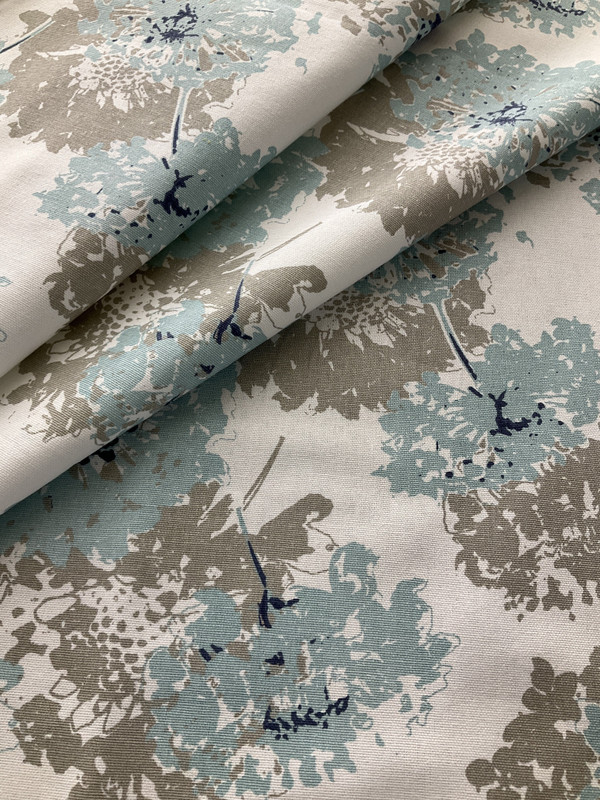 Premier Prints Fairy Spa Blue | Medium Weight Duck Fabric | Home Decor Fabric | 54" Wide