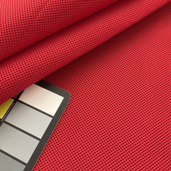 Spacer Mesh Red | Medium Weight Mesh Fabric | Home Decor Fabric | 58" Wide
