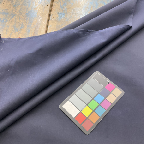 13.7 oz Waxed Army Duck Canvas Navy | Very Heavyweight Canvas Fabric | Home Decor Fabric | 60" Wide