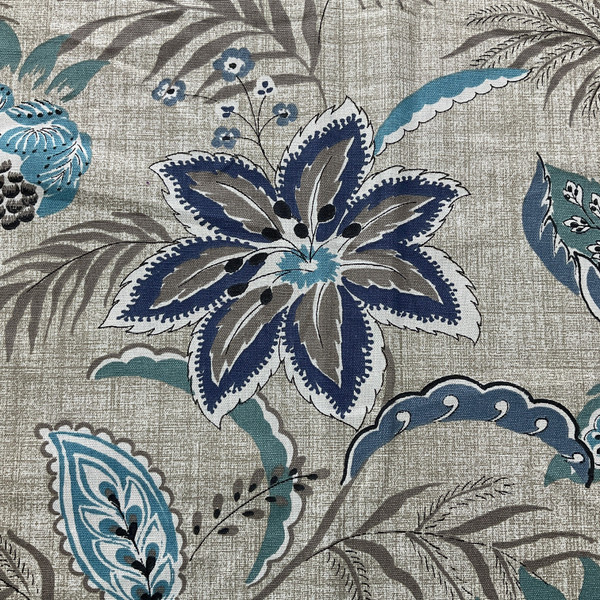 Magnolia Home Fashions Tradewinds Ocean | Medium Weight Duck Fabric | Home Decor Fabric | 54" Wide