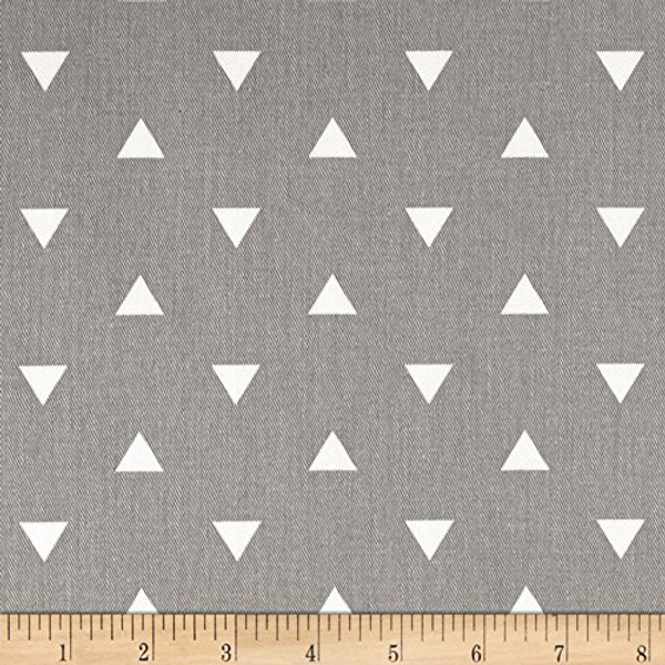 Premier Prints Triangle Storm Twill | Medium Weight Twill Fabric | Home Decor Fabric | 54" Wide