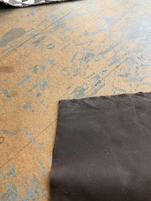 13.7 oz Waxed Army Duck Canvas Chocolate Brown | Very Heavyweight Canvas Fabric | Home Decor Fabric | 60" Wide