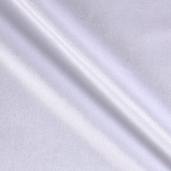 72" Velveteen White | Very Heavyweight Velveteen Fabric | Home Decor Fabric | 72" Wide