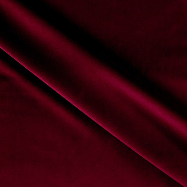 Majesty Velvet Burgundy | Medium/Heavyweight Velvet Fabric | Home Decor Fabric | 57" Wide