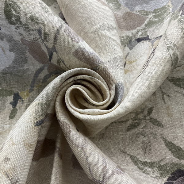 P Kaufmann Lisette 100% Linen Pearl | Medium/Heavyweight Linen Fabric | Home Decor Fabric | 54" Wide