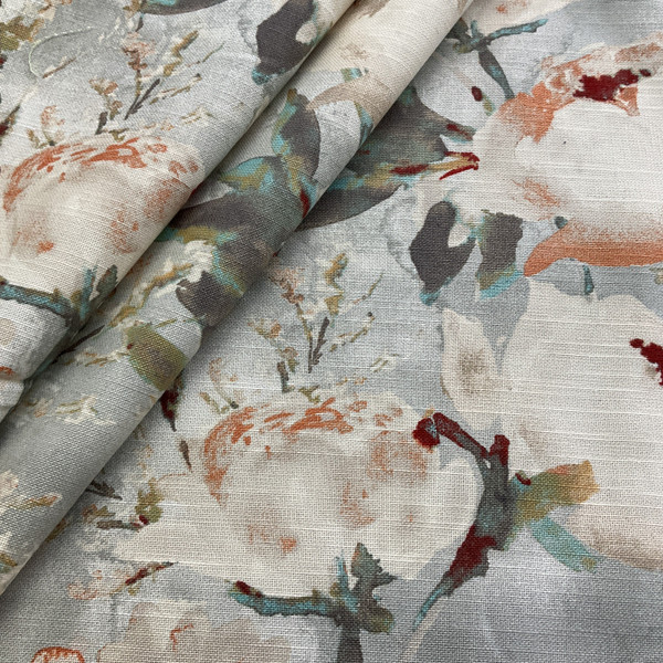 Kelly Ripa Home Flower Mania Duck Shell | Medium Weight Duck Fabric | Home Decor Fabric | 54" Wide