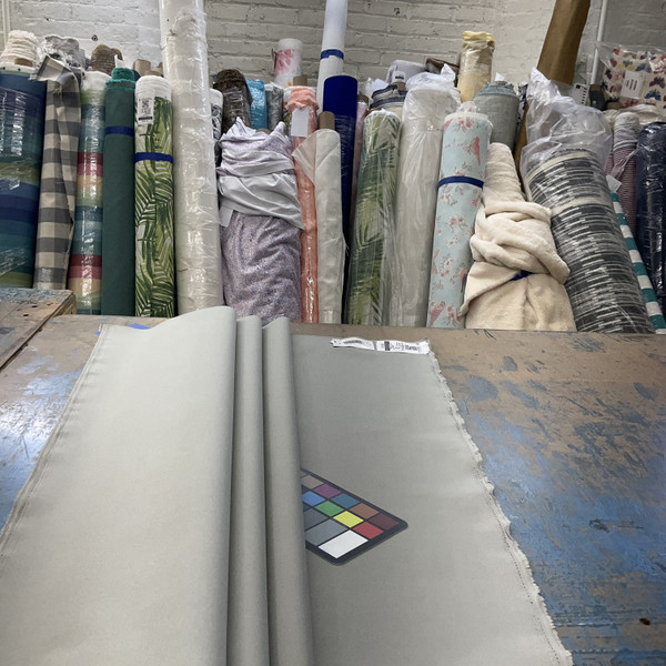 Ottertex Waterproof Canvas Silver | Heavyweight Canvas Fabric | Home Decor Fabric | 60" Wide